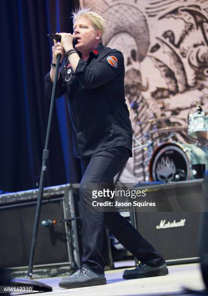 Singer Dexter Holland of The Offspring performs at MAPFRE Stadium on May 20, 2017 in Columbus, Ohio.