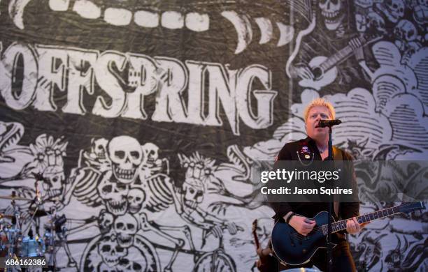 Singer Dexter Holland of The Offspring performs at MAPFRE Stadium on May 20, 2017 in Columbus, Ohio.