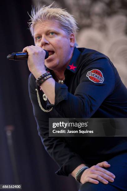 Singer Dexter Holland of The Offspring performs at MAPFRE Stadium on May 20, 2017 in Columbus, Ohio.