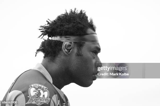 Player from the Coastline Roos watches on during the Fiji National Rugby League western conference Nadroga zone Premier competition match between the...