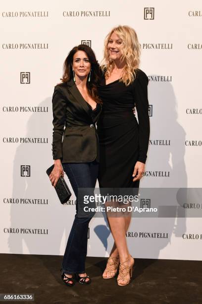 Randi Ingerman, Natasha Stefanenko attends the Carlo Pignatelli Haute Couture fashion show on May 20, 2017 in Milan, Italy.