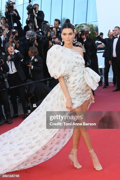 Kendall Jenner attends the "120 Battements Par Minutes " screening during the 70th annual Cannes Film Festival at Palais des Festivals on May 20,...