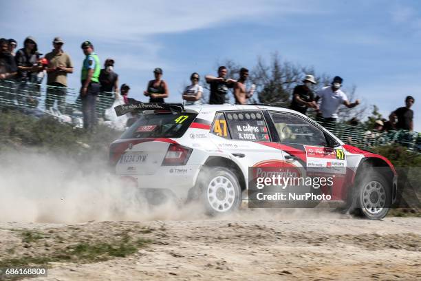 In action during the SS10 Vieira do Minho of WRC Vodafone Rally de Portugal 2017, at Matosinhos in Portugal on May 20, 2017.