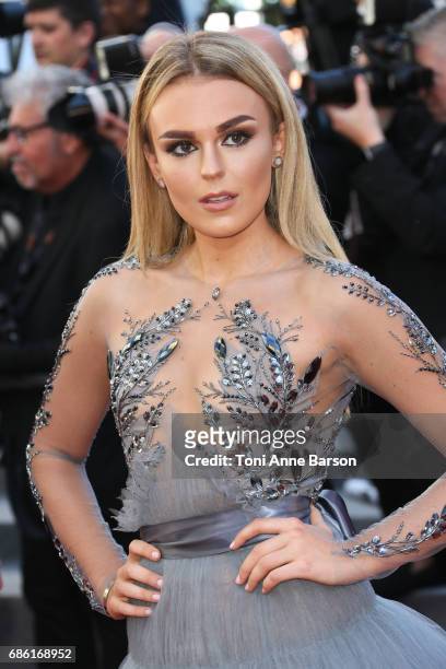 Tallia Storm attends the "120 Battements Par Minutes " screening during the 70th annual Cannes Film Festival at Palais des Festivals on May 20, 2017...