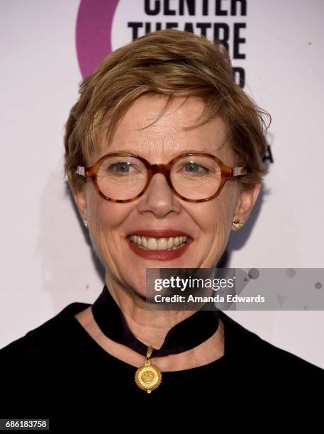 Actress Annette Bening attends the Center Theatre Group's 50th Anniversary Celebration at the Ahmanson Theatre on May 20, 2017 in Los Angeles,...