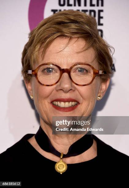 Actress Annette Bening attends the Center Theatre Group's 50th Anniversary Celebration at the Ahmanson Theatre on May 20, 2017 in Los Angeles,...