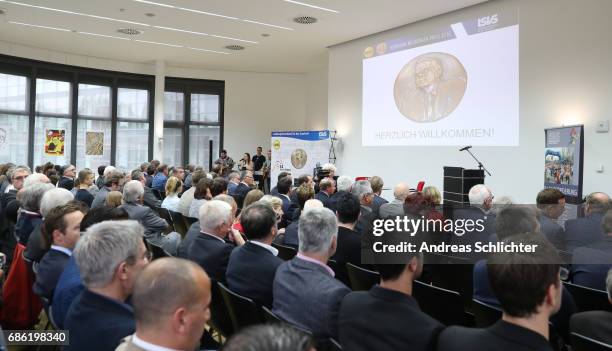 Overview during the awarding ceremony of Hermann-Neuberger-Award on May 19, 2017 in Saarbruecken, Germany.