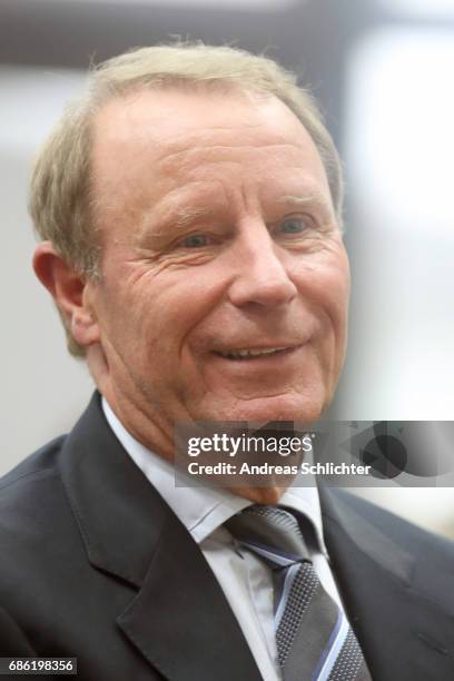 Berti Vogts during the awarding ceremony of Hermann-Neuberger-Award on May 19, 2017 in Saarbruecken, Germany.