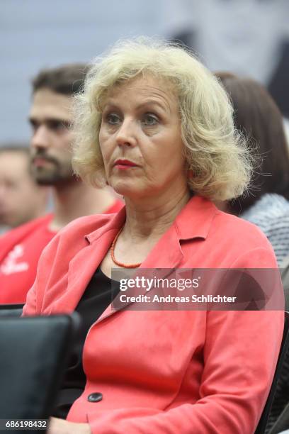 Charlotte Britz during the awarding ceremony of Hermann-Neuberger-Award on May 19, 2017 in Saarbruecken, Germany.