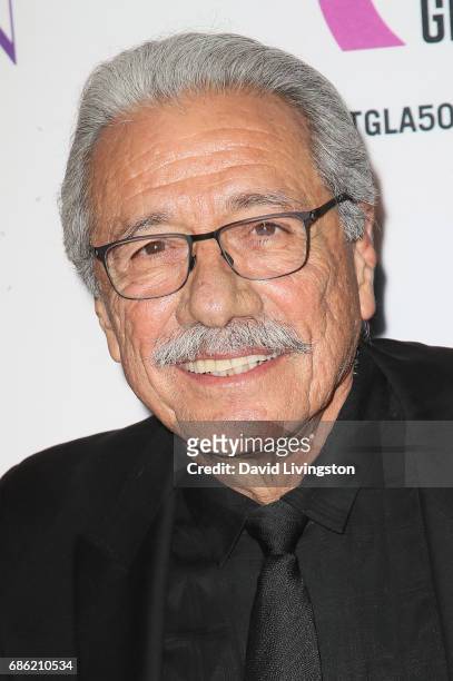 Actor Edward James Olmos attends the Center Theatre Group's 50th Anniversary Celebration at the Ahmanson Theatre on May 20, 2017 in Los Angeles,...