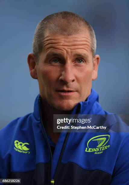 Dublin , Ireland - 19 May 2017; Leinster senior coach Stuart Lancaster during the Guinness PRO12 Semi-Final match between Leinster and Scarlets at...