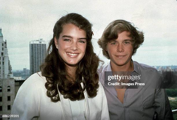 Brooke Shields and "Blue Lagoon" co-star Christopher Atkins circa 1980 in New York City.