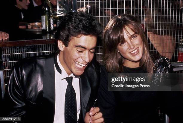 Brooke Shields and Anthony Delon circa 1984 in New York City.