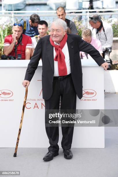 Director Claude Lanzmann attends the "Napalm" photocall during the 70th annual Cannes Film Festival at Palais des Festivals on May 21, 2017 in...