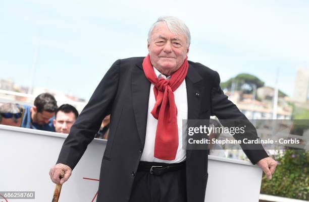 Director Claude Lanzmann attends the "Napalm" photocall during the 70th annual Cannes Film Festival at Palais des Festivals on May 21, 2017 in...