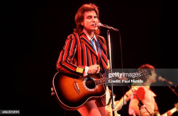 Ray Davies of the Kinks at the UIC Pavilion in Chicago, Illinois, in Chicago, Illinois, April 10, 1983.