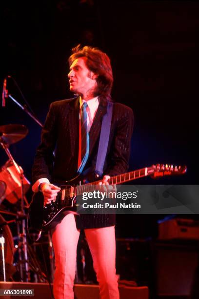 Ray Davies of the Kinks at the UIC Pavilion in Chicago, Illinois, in Chicago, Illinois, April 10, 1983.