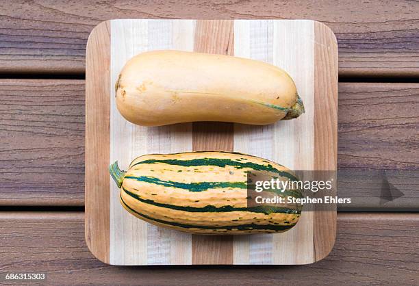 squash - delicata squash stock pictures, royalty-free photos & images