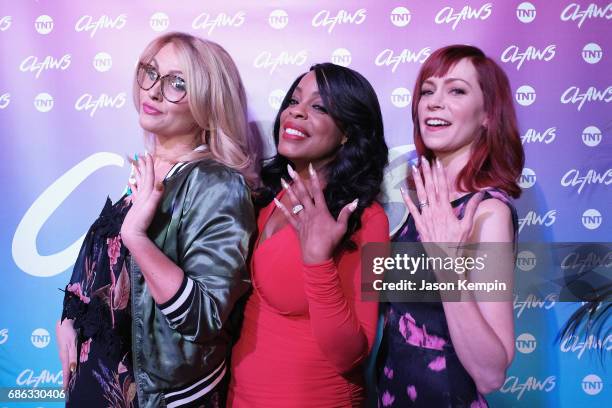 Actors Jenn Lyon, Niecy Nash and Carrie Preston attend the TNT Supper Club: Claws brunch event during TNT at Vulture Festival at West Edge on May 21,...