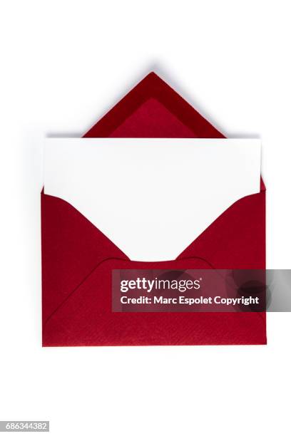 red envelope - letter envelope stock pictures, royalty-free photos & images