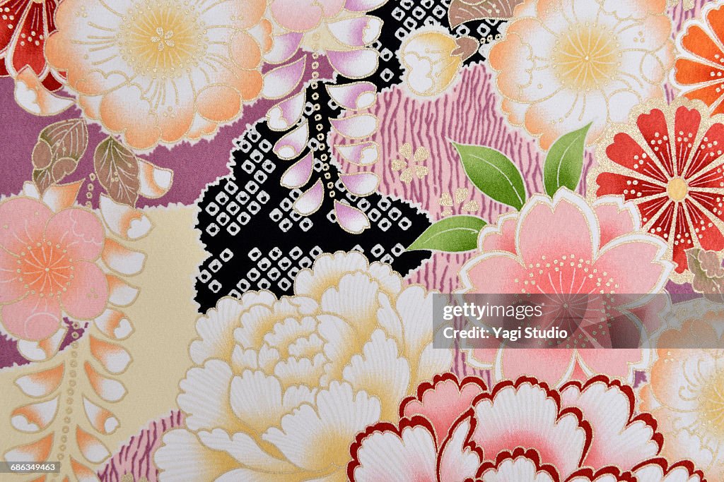 The Japanese Kimono, close up