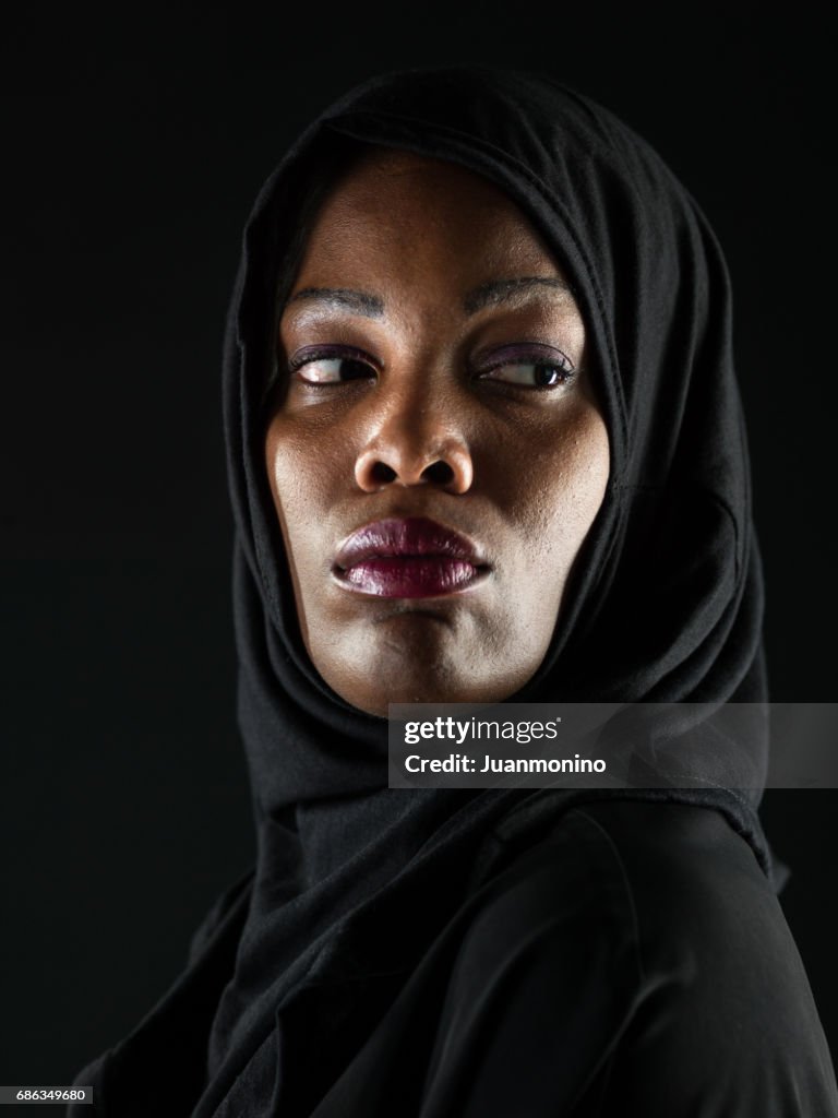 Muslimische Afrikanerin