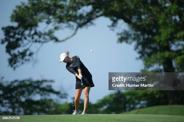 Amy Anderson during the second round of the Kingsmill Championship presented by JTBC on the River Course at Kingsmill Resort on May 19, 2017 in...