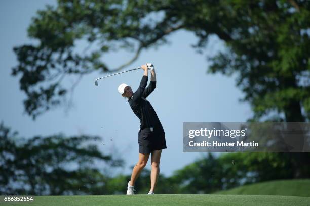 Amy Anderson during the second round of the Kingsmill Championship presented by JTBC on the River Course at Kingsmill Resort on May 19, 2017 in...