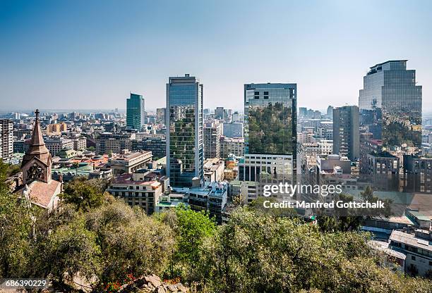 santiago cerro santa lucia - santiago chile stock pictures, royalty-free photos & images