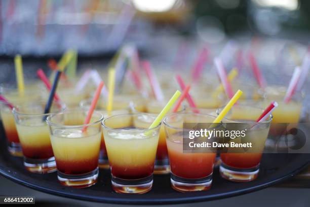 General view of the atmosphere at a dinner hosted by Jamie Reuben & Michael Kives with Arnold Schwarzenegger to celebrate Jean-Michel Cousteau's...