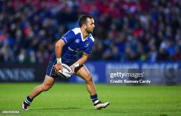 Dublin , Ireland - 19 May 2017; Jamison Gibson-Park of Leinster during the Guinness PRO12 Semi-Final match between Leinster and Scarlets at the RDS...
