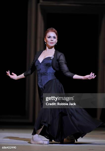 Natalia Osipova as Amelie Gautreau in the Royal Ballet's production of Christopher Weeldon's Strapless at The Royal Opera House on May 18, 2017 in...