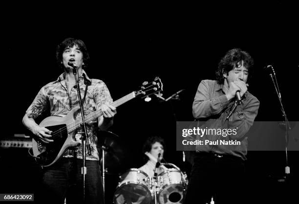 Paul Butterfield and Rick Danko at the Park West in Chicago, Illinois, December 5, 1980.