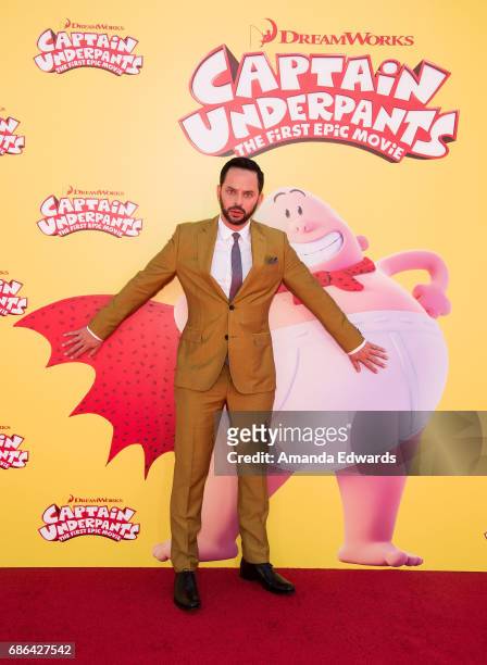 Actor Nick Kroll arrives at the premiere of 20th Century Fox's "Captain Underpants: The First Epic Movie" at the Regency Village Theatre on May 21,...