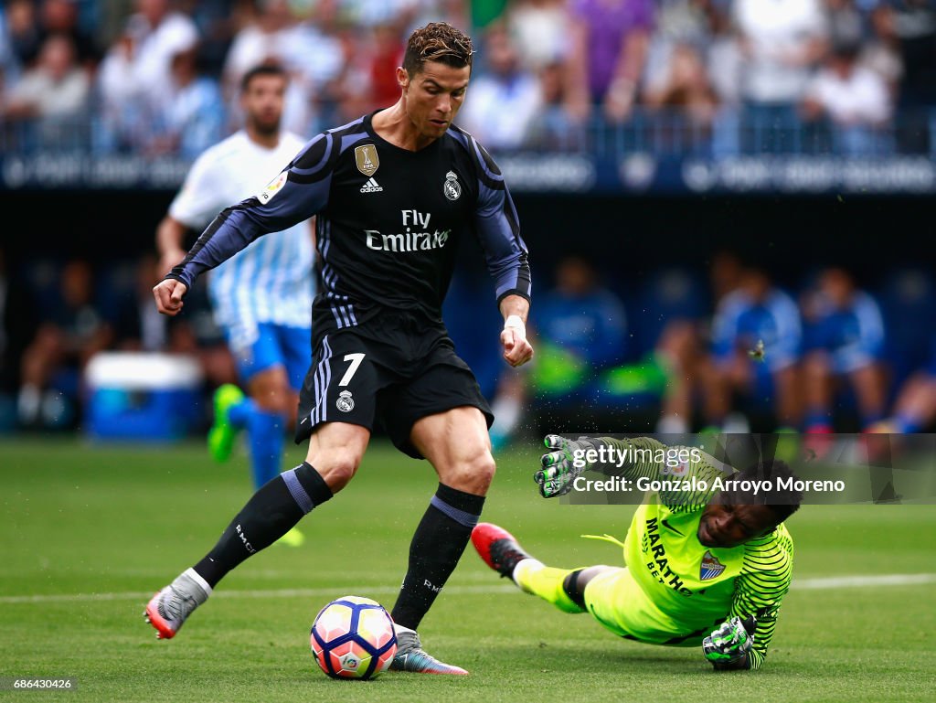 Malaga CF v Real Madrid CF - La Liga