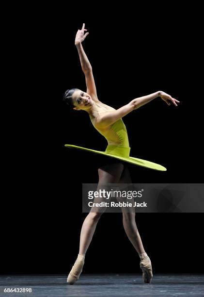 Beatriz Stix-Brunell in the Royal Ballet's production of William Forsythe's The Vertiginous Thrill of Exactitude at The Royal Opera House on May 18,...