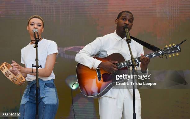 Leon Bridges performs at Today At Apple at Apple Union Square on May 20, 2017 in San Francisco, California.