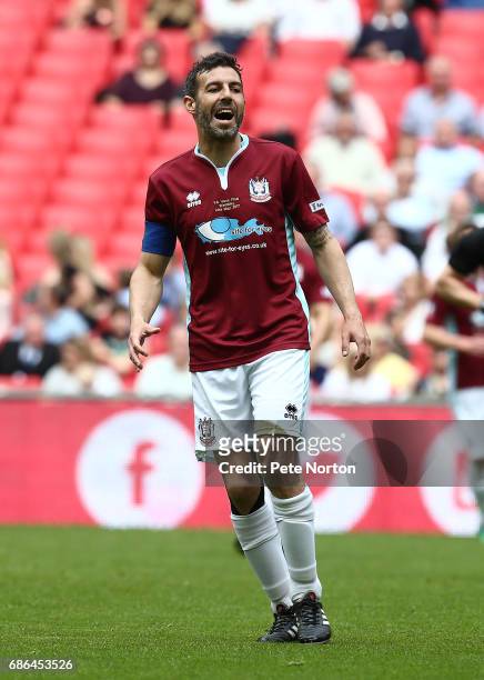 Julio Arca of South Shields in action during The Buildbase FA Vase Final between South Shields and Cleethorpes Town at Wembley Stadium on May 21,...