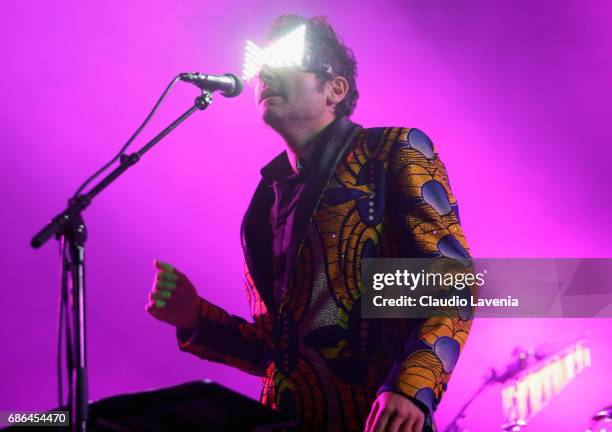 Singer/songwriter Matthieu Chedid, -M- performs during the 70th annual Cannes Film Festival at on May 21, 2017 in Cannes, France.