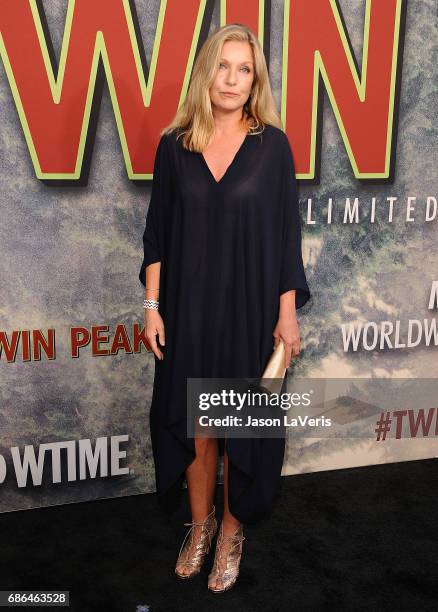 Actress Sheryl Lee attends the premiere of "Twin Peaks" at Ace Hotel on May 19, 2017 in Los Angeles, California.