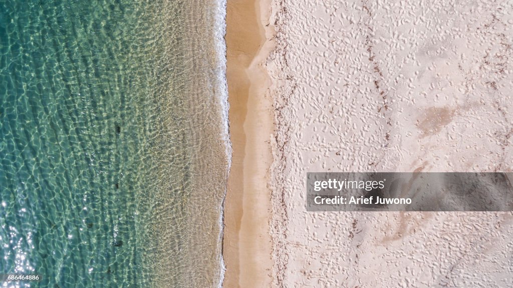 Japan Sea High angle View