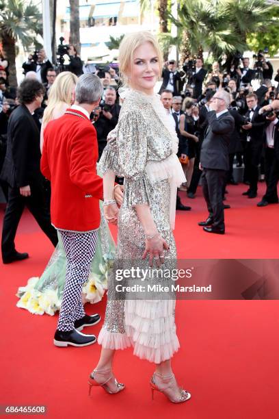 Actress Nicole Kidman attends the "How To Talk To Girls At Parties" screening during the 70th annual Cannes Film Festival at on May 21, 2017 in...