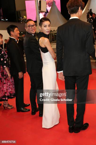 Cinematographer Park Joong-hoon, director Jung Byung-gil, actress Kim Seo Hyung and actor Sung Joon attend the "The Villainess " screening during the...