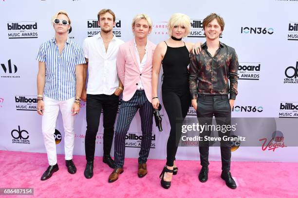 Music group R5 attends the 2017 Billboard Music Awards at T-Mobile Arena on May 21, 2017 in Las Vegas, Nevada.