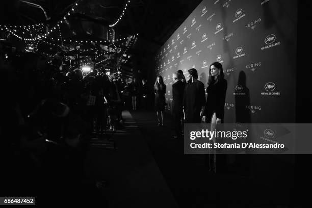 Laetitia Casta attends Women In Motion Kering And Cannes Film Festival Official Dinner Photocall during the 70th Cannes Film Festival on May 21, 2017...