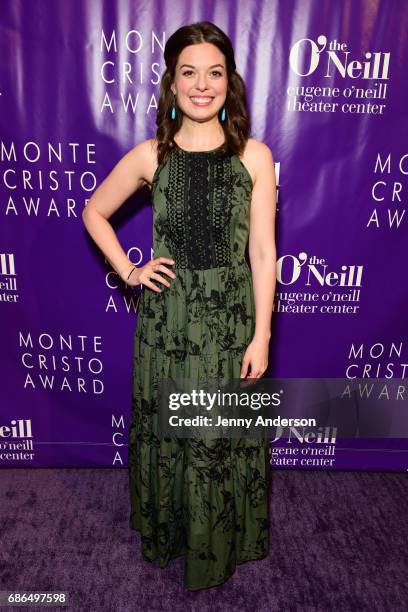 Actresses Margo Sibert arrives at The Eugene O'Neill Theater Centers to the Monte Cristo Awards honoring Judith Light on May 21, 2017 in New York...