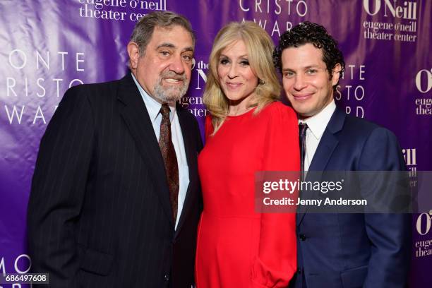 Dan Lauria, Judith Light and Thomas Kail arrive at The Eugene O'Neill Theater Centers to the Monte Cristo Awards honoring Judith Light on May 21,...