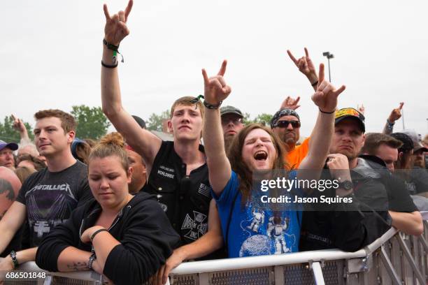 General crowd view is seen at MAPFRE Stadium on May 21, 2017 in Columbus, Ohio.