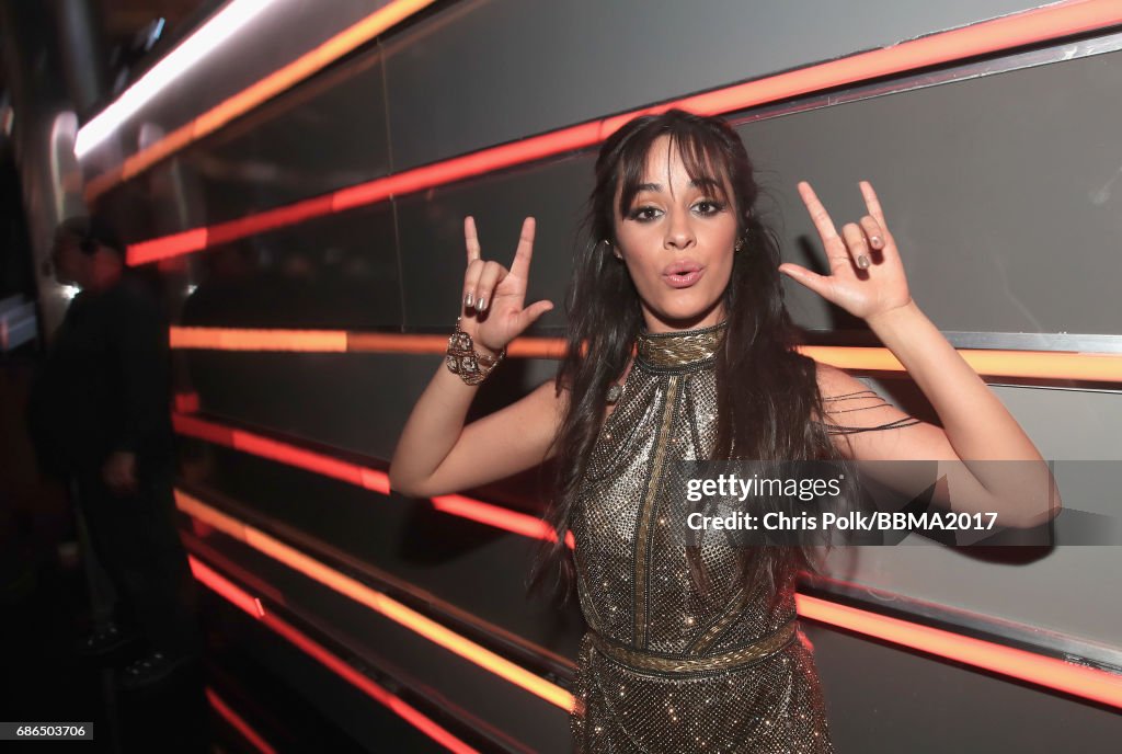 2017 Musically Singer Camila Cabello attends the 2017 Billboard Music Awards at ...