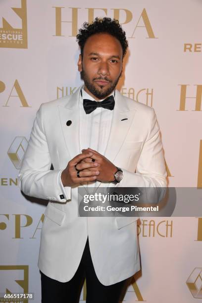 Yassine Azzouz attends the Hollywood Foreign Press Association's 2017 Cannes Film Festival Event in honour of the International Rescue Committee...